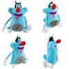 Adorable Oggy And The Cockroaches Blue Cat Plush Toy For Cartoon Lovers 14