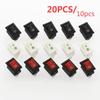 20 шт./10 шт. кнопочный переключатель SPST 2Pin 3A 250 В KCD11 оснастка вкл/выкл кулисный переключатель 10x15 мм