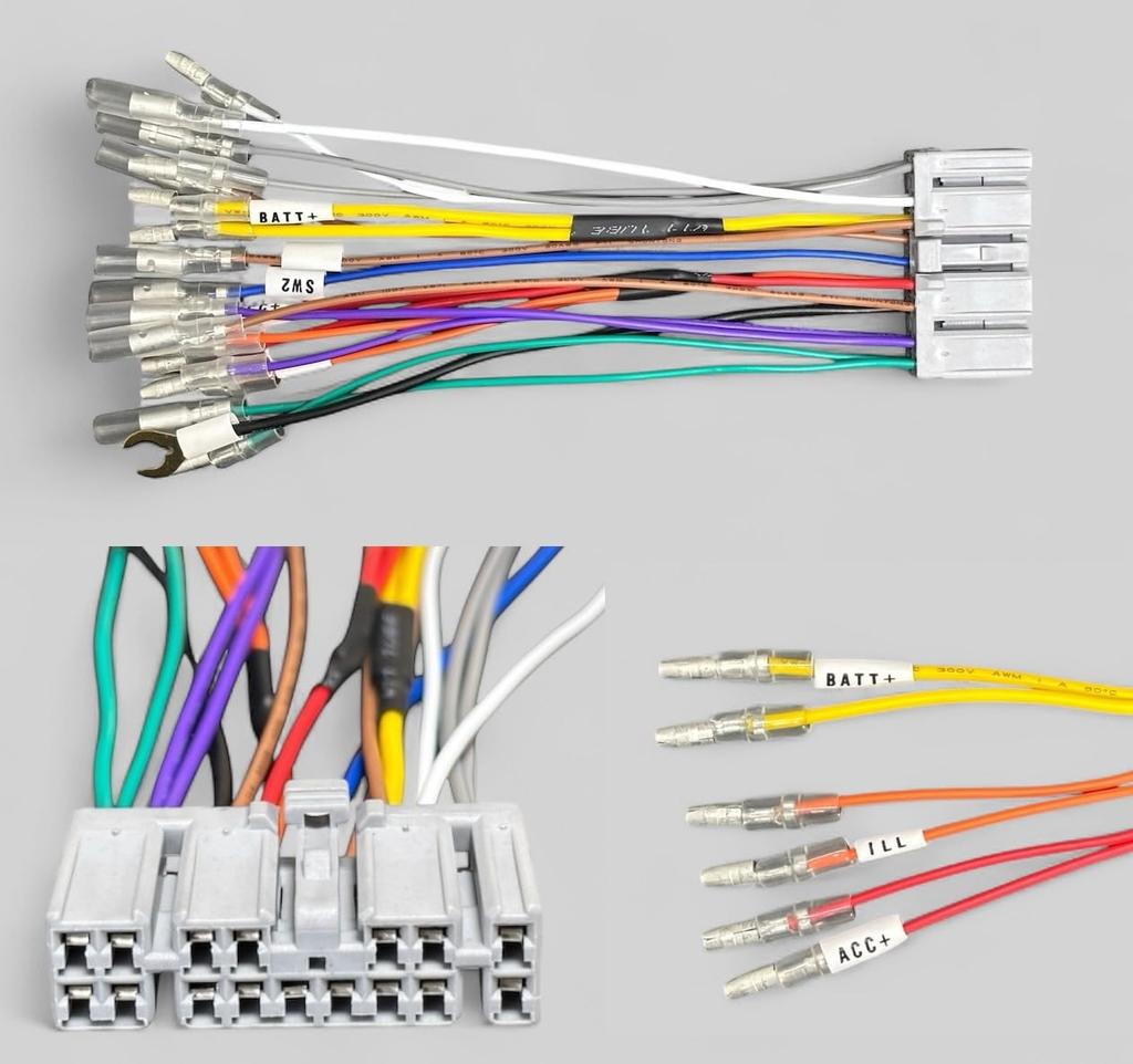 Isuzu Elf 16-Pin Audio Power Removal Harness, After 2023.3 - Full Model Change, Supports