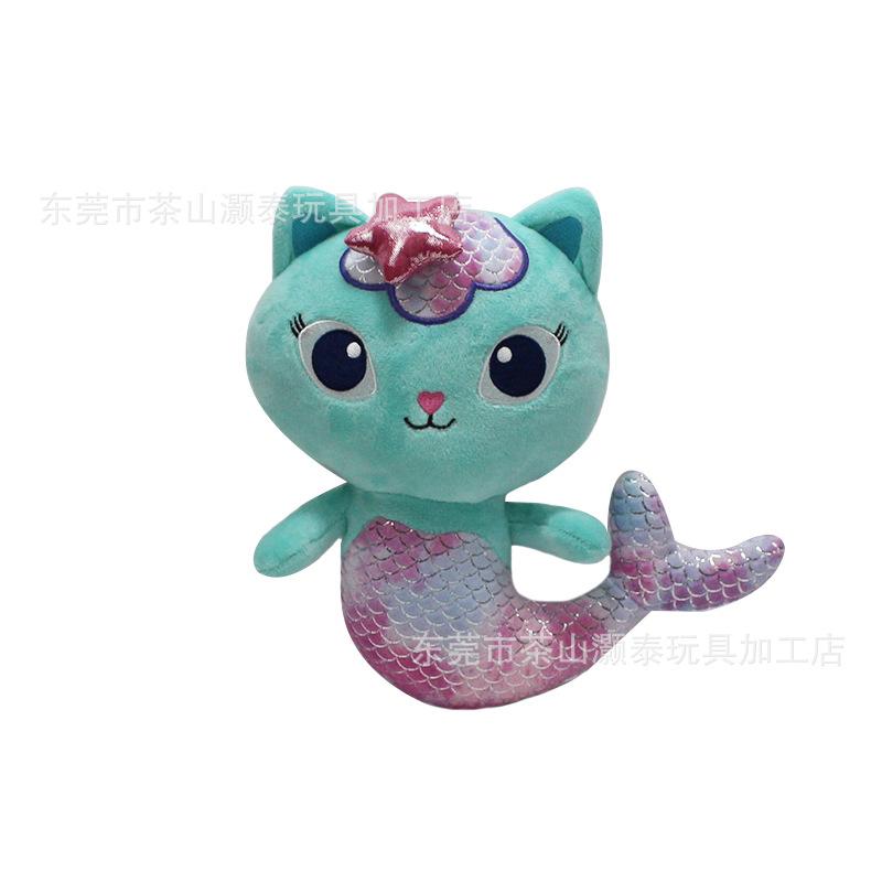 Gabby'S Dollhouse Kitten Mermaid Cat Cat Plush Toys