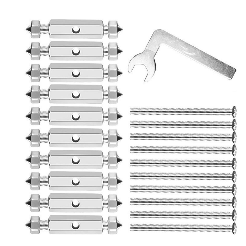 10 шт. Регулируемые кассетные винты Опорный стержень 86/118 Тип Кассетное ремонтное устройство Настенная электрическая коробка Винтовой инструмент Прочный