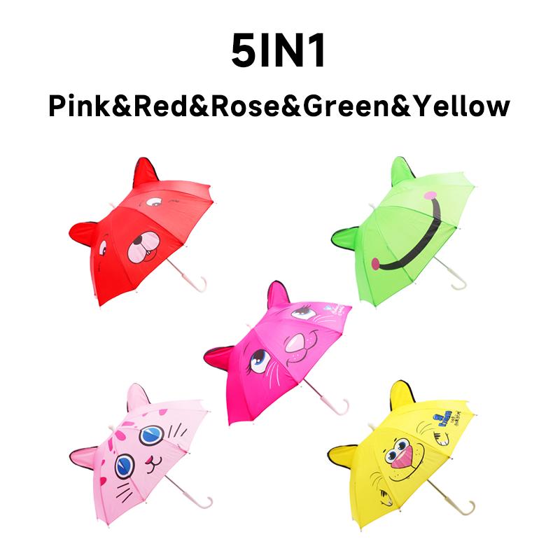 1-2 Years  Baby Umbrella Cute Children Toy Umbrella Men and Women Baby Ears Umbrella Props Mini Dance Toy Umbrella Kids Umbrella