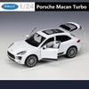 Welly 1/24 Porsche Macan Turbo внедорожник сплав модель автомобиля литой металл игрушечные транспортные средства модель автомобиля высокая симуляция коллекция детский подарок
