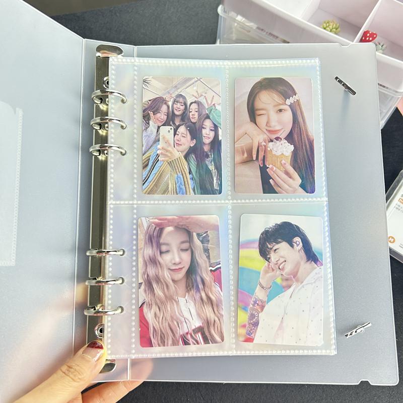 50 шт. Оригинальные корейские чехлы для карточек Photcards Clear Protector Kpop Shield Board Games Tarot Cards Photocard Protector Film