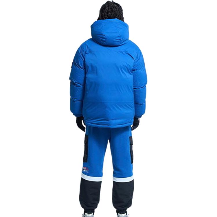 FILA Down Jackets Men's Blue Hooded Thickened Other FS2DJE4122X-DBU