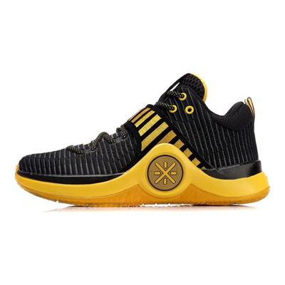 Баскетбольные кроссовки Li Ning WOW 6 Мужские Низкие Черный/Желтый ABAM089-85