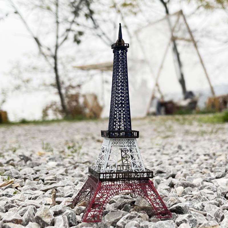 Eiffel Tower Stainless Steel 3D DIY Glue-Free Model Puzzle Toy