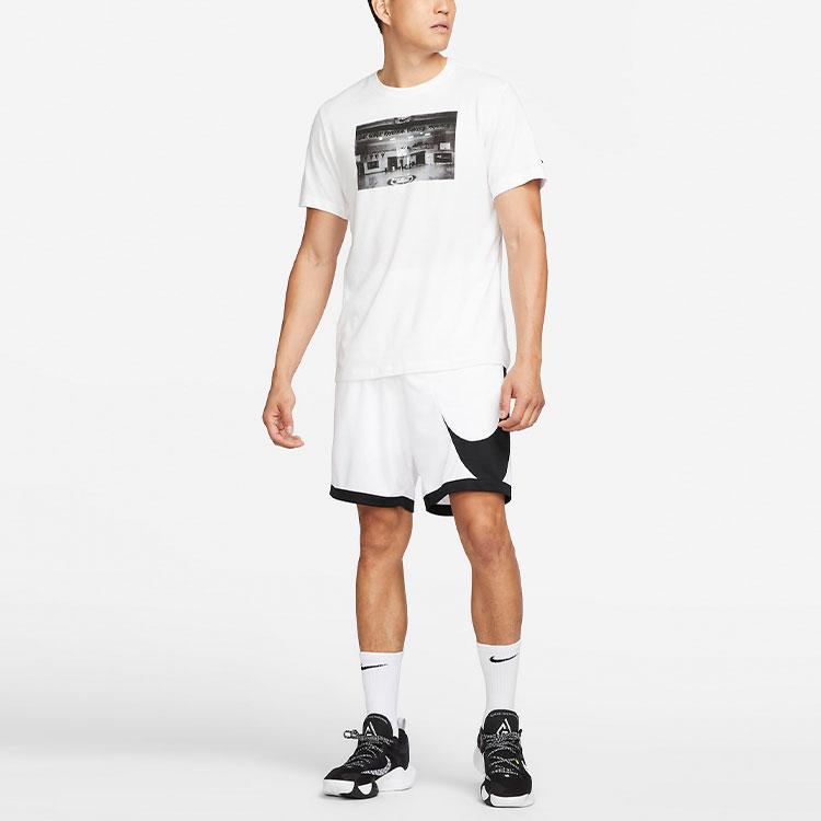 Nike Баскетбольные шорты Dri Fit мужские белые DH6764-100