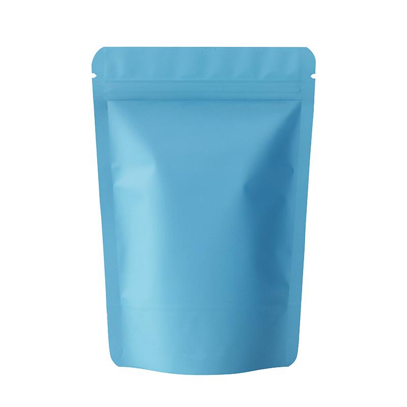 Матовый пакет из матовой алюминиевой фольги с застежкой-молнией и логотипом на заказ для упаковки лекарственного порошка