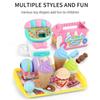 Play House Ice Cream Counter Playset Puzzle Dessert Checkout Counter Toy  Toddler Kids