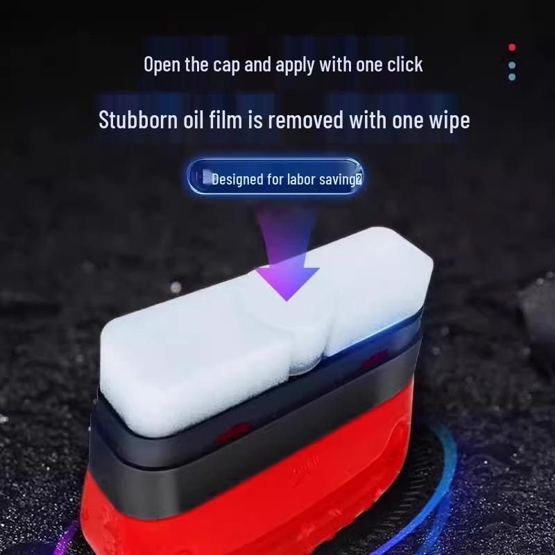 Скруббер масляной пленки: Мощная щетка для очистки лобового стекла и стекол