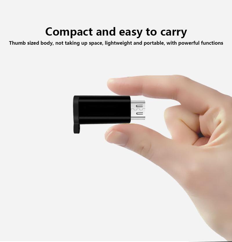 Переходник USB Type C на Micro USB для телефона и планшета, переходник Micro USB Male на Type C Female для кабеля для зарядки телефона