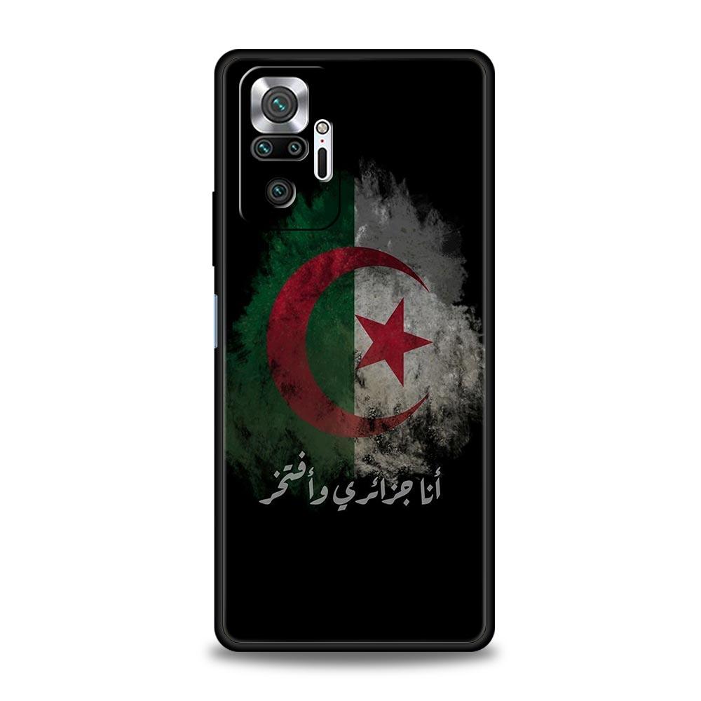 Algeria Passport Phone Case For Xiaomi Redmi Note 14 13 5G 10 11 12 Pro Plus 4G 14C 13C 12C 10C Black Cover