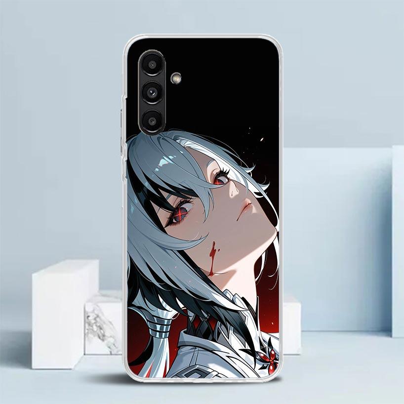 Арлекино Genshin Impact Чехол для Samsung Galaxy A17 A37 A57 A16 A26 A36 A56 A15 A14 A55 Чехол для телефона A13 A53 A25 A35 A24 A34 A2