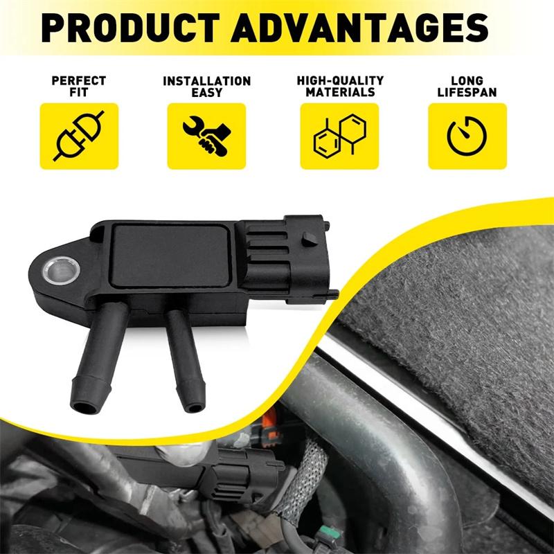 Датчик давления выхлопных газов для Opel Vauxhall Astra H Zafira B Vectra C Signum Saab 9-3 93185556 0281002784