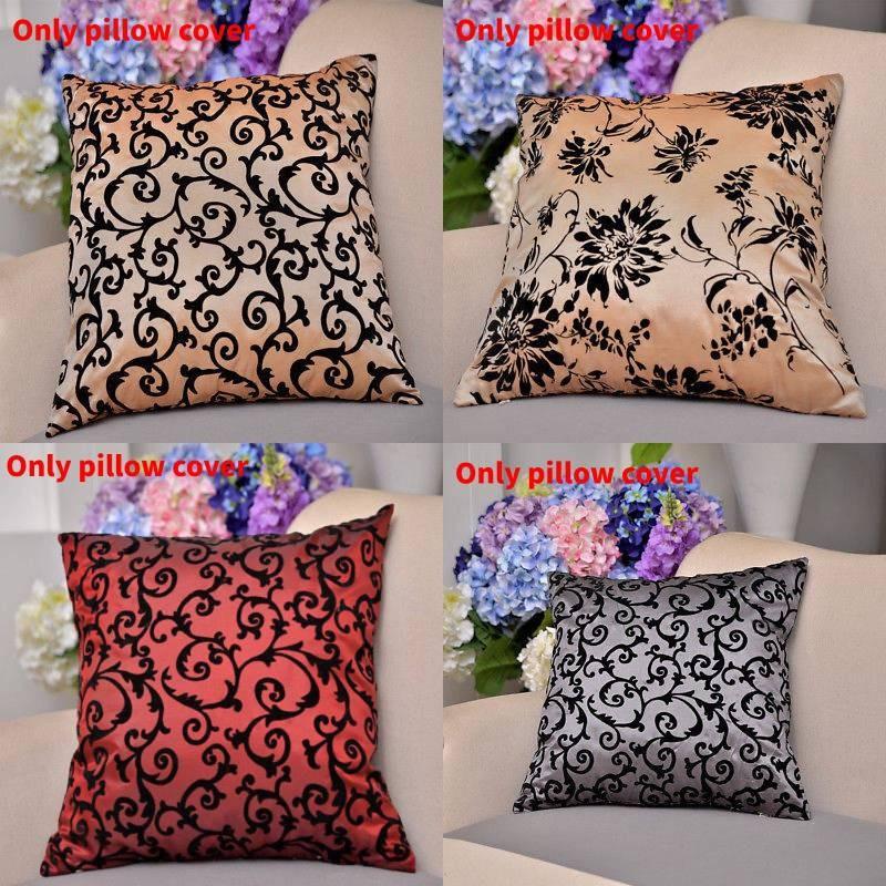 Декор Дома Мягкий Диван Флокированная Подушка Подушка на Изголовье Чехол для Подушки Спина Поясница