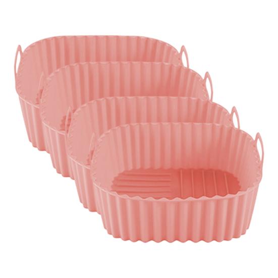 Силиконовая корзина для аэрофритюрницы - Многоразовая, Антипригарная, Не содержит БФА, Термостойкая с ручками