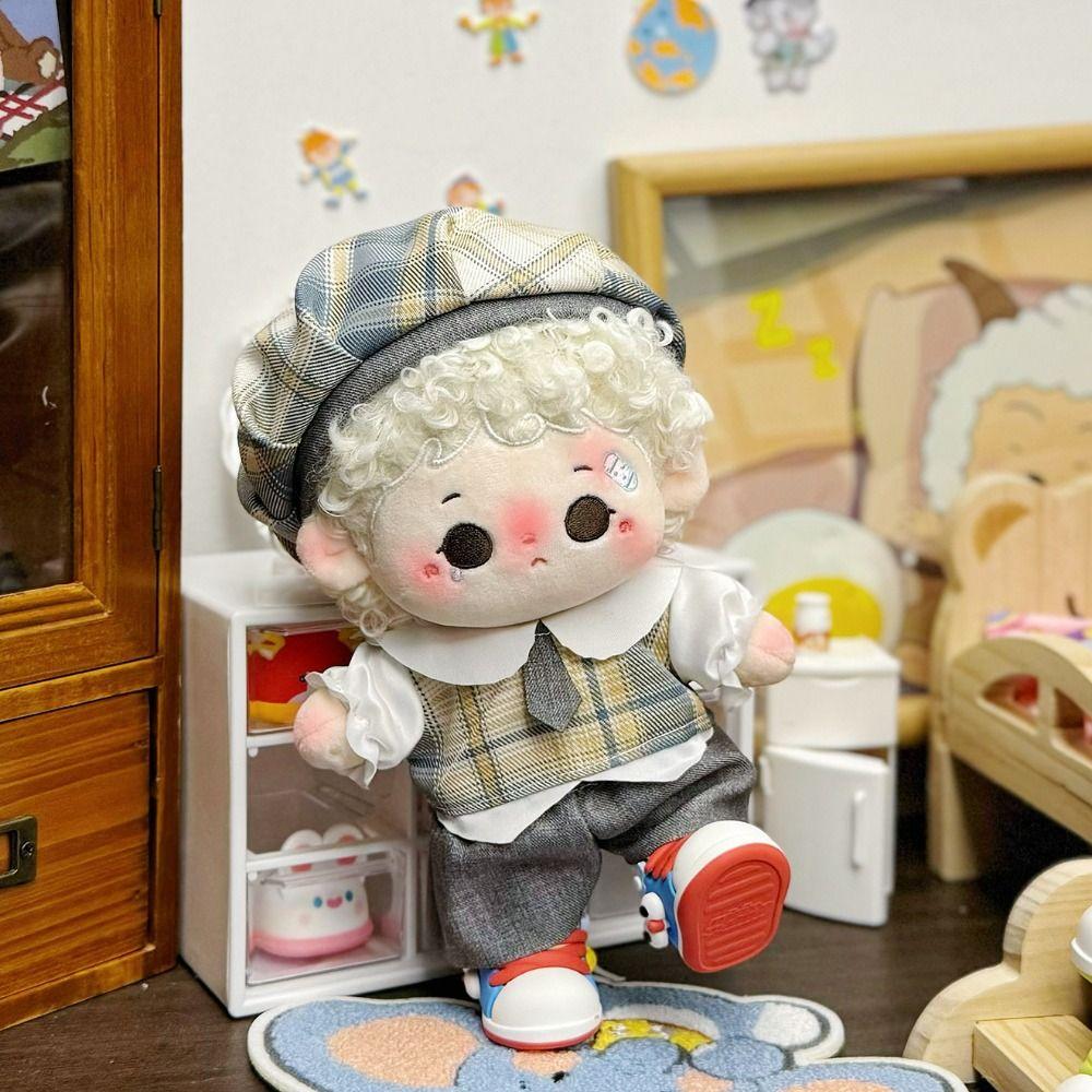 Милая 20-сантиметровая хлопковая одежда для куклы, стильный наряд для куклы, модные аксессуары для куклы