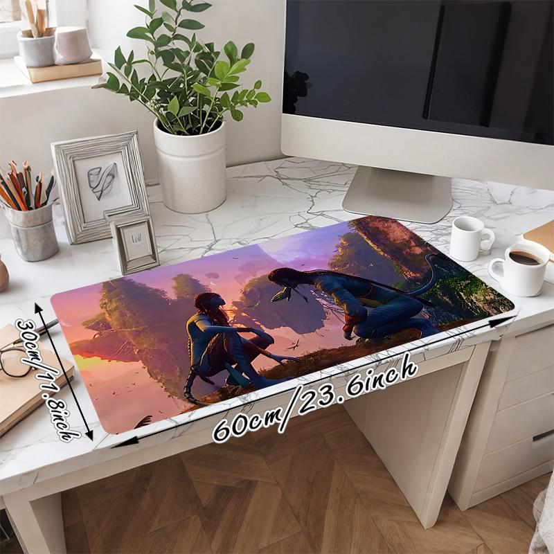 1Pc Avatar Frontiers Pandora Gaming Mouse Pad Keyboard Desk Mat Non-slip Rubber Lock Edge Waterproof Computer Mousepad for Office Home Decor Y1140