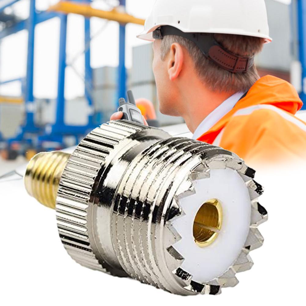 1/2/5 шт. Коаксиальный адаптер антенны для рации, разъем SMA «мама» на разъем SO239 «мама» для UHF-диапазона, кабельный соединитель SO-239 для антенны UV-5R