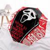 1pc horror movies Automatic Open Close Umbrella with 8-Rib Windproof Canopy Compact Portable Travel Umbrella10290
