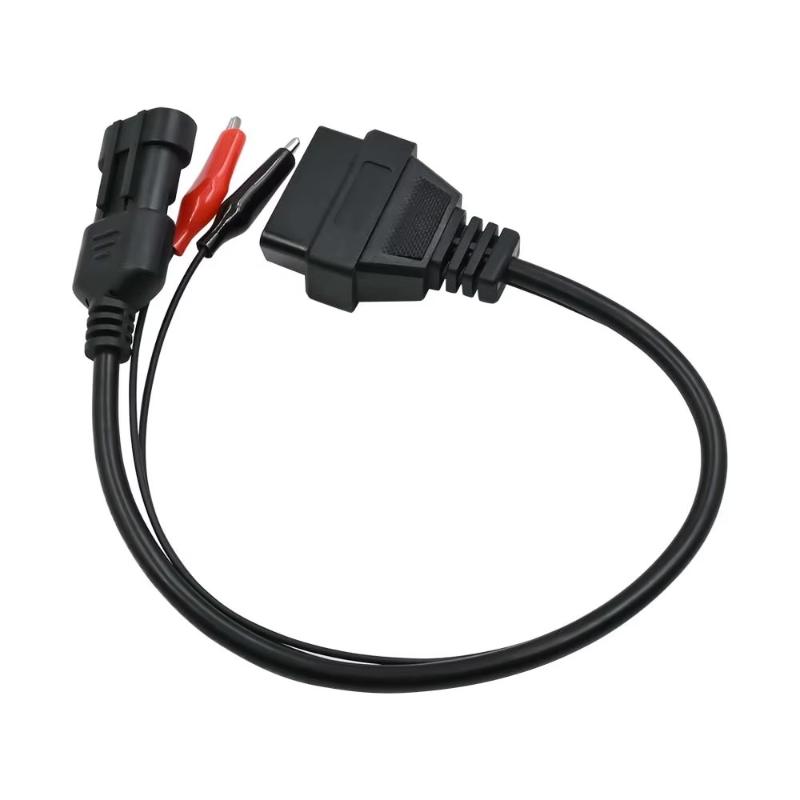 Для Fiat / Alfa / Lancia 3-контактный на 16-контактный OBDII OBD2 Разъем-Адаптер Автомобильный Кабель для Fiat 3-контактный female Диагностический Кабель
