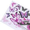 Vinyl Wall Stickers PVC Flying Butterfly DIY Wall Art Mural Eyelash Eyes  Living Room Decoration