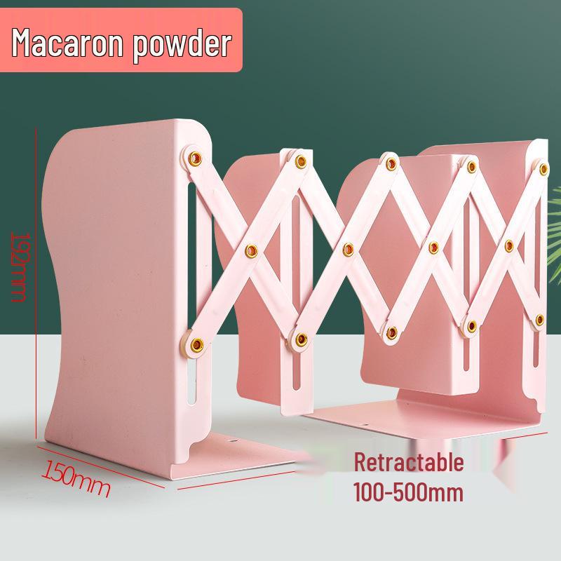 Выдвижные железные книжные полки-книгодержатели - Многофункциональная складная подставка для студентов