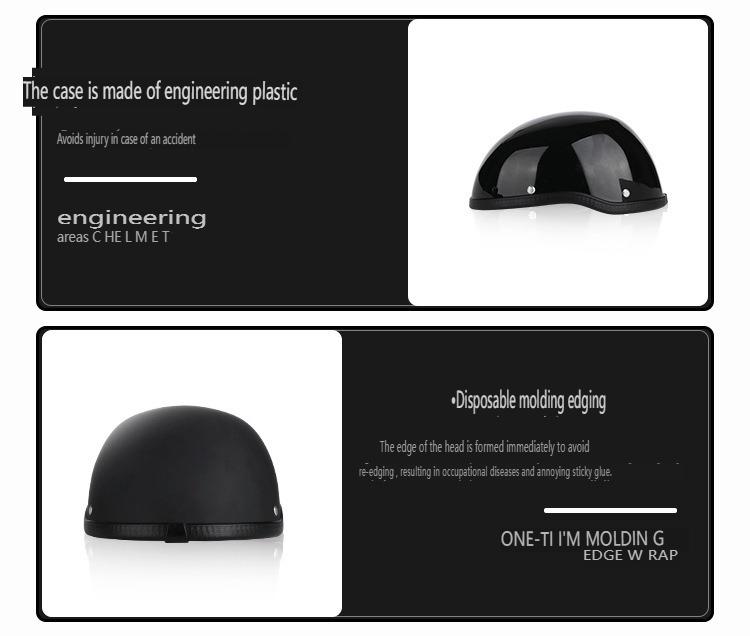 Motorcycle Half Helmet Universal Vintage Motorcycle Half Helmet Lightweight Open Half Helmet