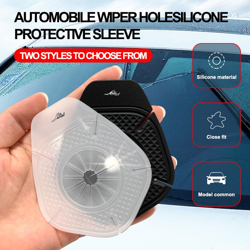 Car Windshield Wiper Protective Cover Dust Wiper Emblem Car Styling For Ford Fiesta Ranger Focus Kuga Mustang S-MAX Transit Mondeo Esco