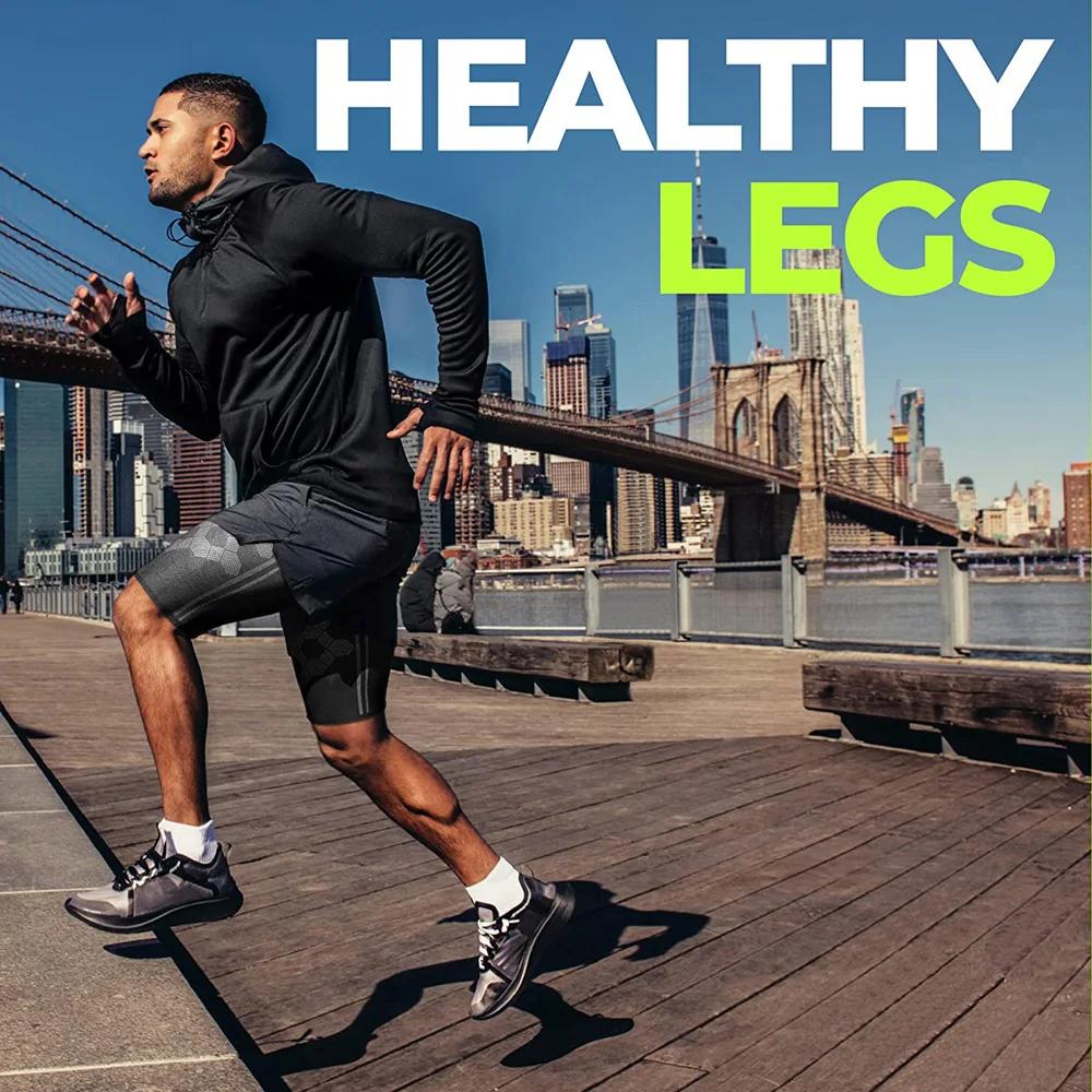 1 Pcs Thigh Compression Sleeves, Joint Protection And Support For Running, Sports, Leg Pain Relief, Leg Brace For Men And Women