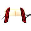 2PCS Car Flashing LED Reflector Lamp Rear Fog Lamp Bumper Light Brake Warning Light For Toyota Corolla Cross   2022