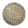 Floral Decorative Wooden Block Carved Textile Stamp Collectible Blocks