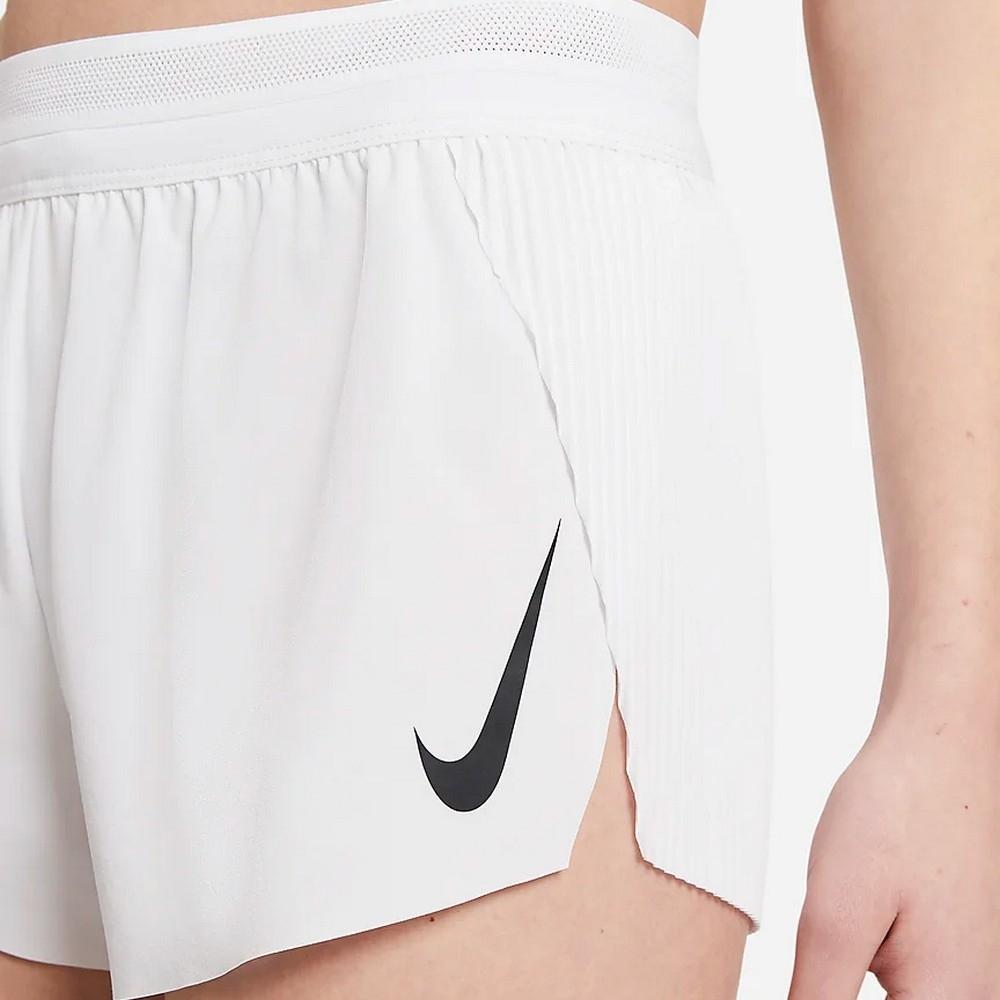 Nike Шорты для фитнеса Dri-FIT ADV с принтом логотипа и боковыми разрезами, женские, белые CZ9399-100