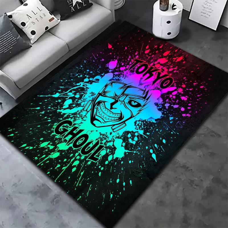 Tokyo Ghoul Carpet Rug For Living Room Bedroom Home Sofa Decoration Kids Play Nonslip Floor Mat