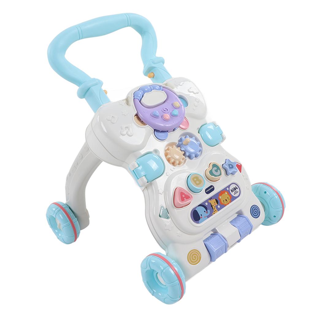 Baby Walker Comfortable Handle Speed Control Wheels Rollover Prevention Toddler Stand Walk Learning