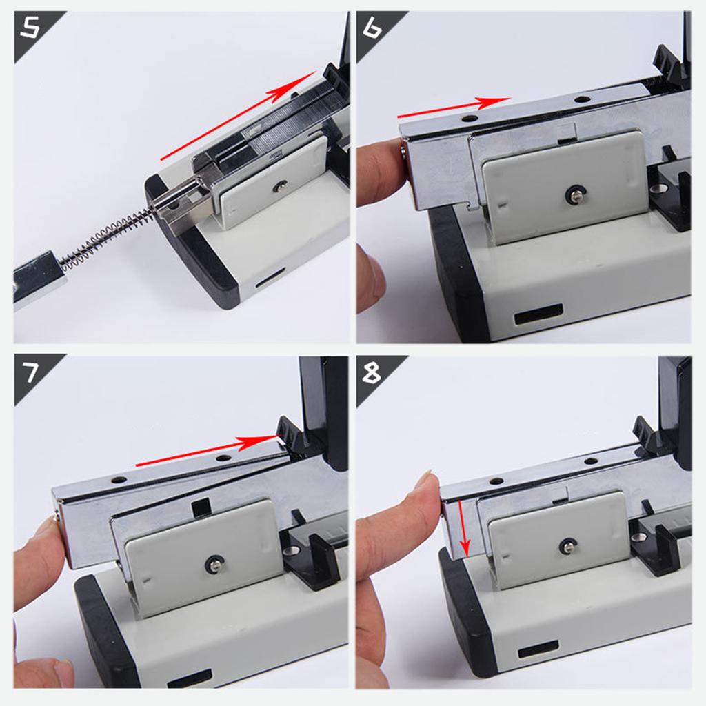 Stapler Heavy Duty Large Metal Painted Handle Steel Iron Rubber Comfortable Grip Office Stapler for