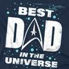Star Trek Mens Best Dad in the Universe Fathers Day T-Shirt