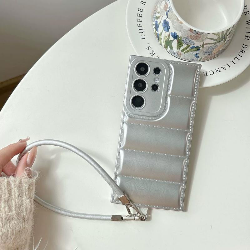 Мягкий силиконовый чехол для телефона цвета конфет для Samsung S25 Ultra S24 FE S23 Plus, кожаный ремешок из жидкого силикагеля для Galaxy S23 Ultra S22 S21 S20