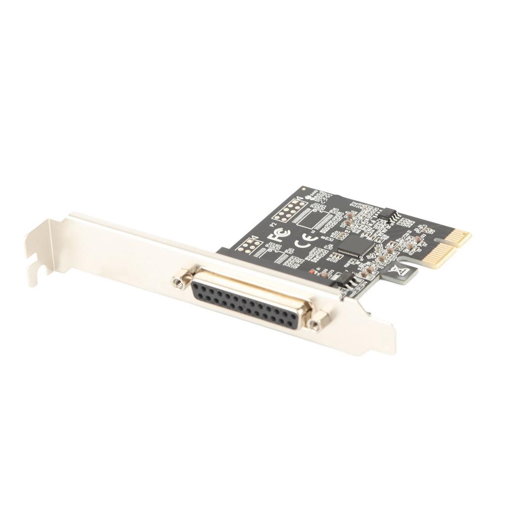 PCIE Expansion Card PCI Express 1X IEEE 1284 DB25 Parallel Port Printer Port Wide Applications Adapter Card