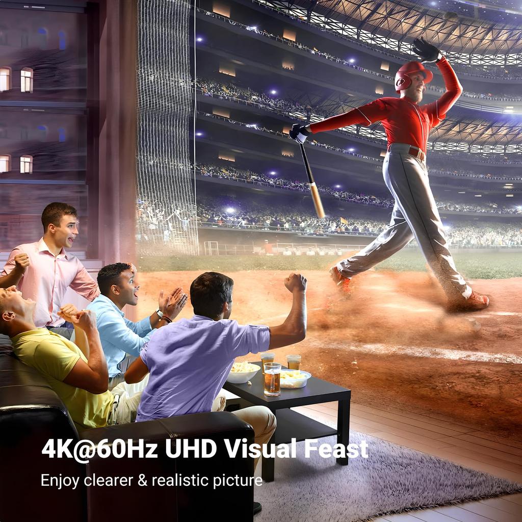 Ugreen HDMI Switcher 2 Input 1 Output HDMI Switcher HDMI Selector Bidirectional HDCP No Power Supply Required Suitable for TV Stick PC Player TV