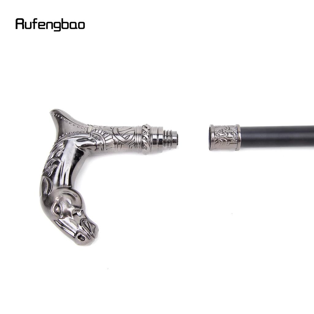 Голова лошади, модная трость с изображением животного, декоративная трость для косплея, винтажная вечерние модная трость для ходьбы, 93 см