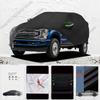 Для Ford F350 подходит Наружная Защита Полный Чехол на Автомобиль Снежный Чехол Солнцезащитный Водонепроницаемый Пылезащитный Внешний Чехол на Автомобиль Черный