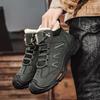 Зимние мужские высокие походные ботинки Теплые зимние ботинки Повседневные плюшевые кроссовки для активного отдыха