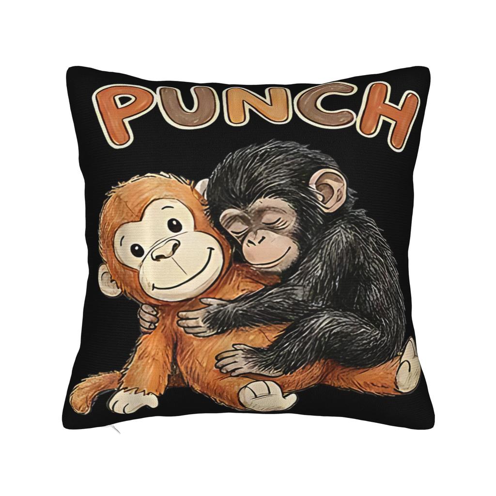 Punch Monkey Team Punch Pillowcases Vintage Pillow Case For Chair Sofa Home Decor Design Pillow Cover
