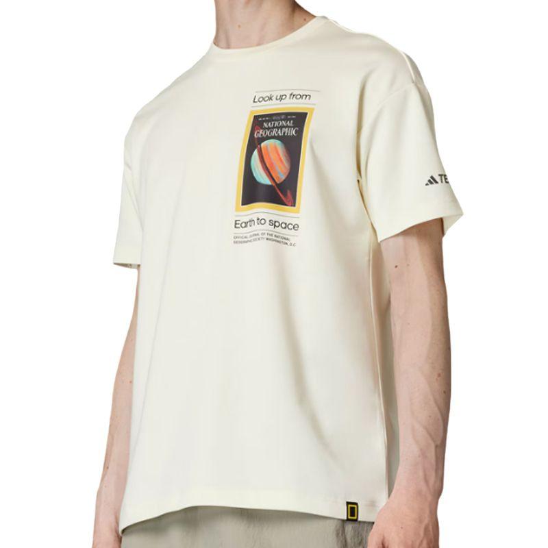 Adidas x National Geographic T Shirt Unisex White JD5962