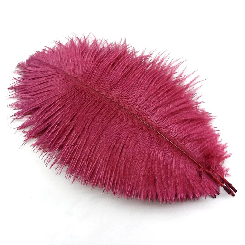 10Pcs Ostrich Feathers Wedding Centerpiece For Needlework Crafts Material DIY Decoration Carnival Headdress Accessories Plumes