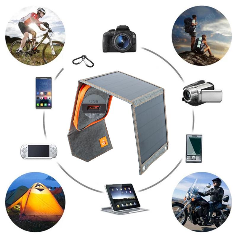 15 Вт 20 Вт 30 Вт складная солнечная панель USB выход портативное солнечное зарядное устройство наружная быстрая зарядка солнечные панели для мобильного телефона внешний аккумулятор