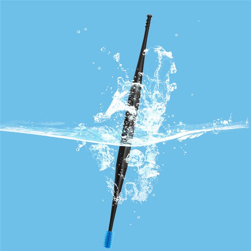 Средство для чистки ушей, мягкий силиконовый инструмент для чистки ушей, двусторонний инструмент для чистки ушей, ложка для воска для ушей, спиральный инструмент для чистки ушей, спиральный дизайн, средство для удаления кюретки