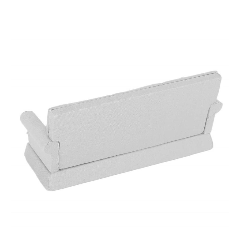 1/12 Scale Dollhouses Three-seat Miniature Couch Furniture Pretend Play for Kids Furniture Model for Dollhouses